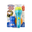 Fubbles | Light-Up Bubble Torch with blue bubble solution bottle and bright bubble torch toy in packaging.