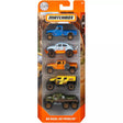Matchbox Cars 5pk featuring five detailed, realistic toy vehicles for imaginative play and collectors aged 3 and up.