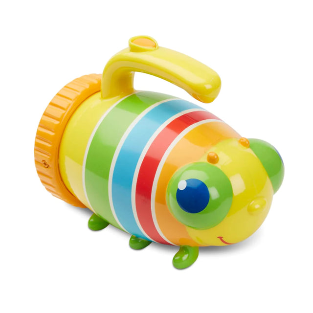 Flashlight Giddy Buggy is a colorful kids flashlight with a handle and six feet for stability, perfect for young adventurers.