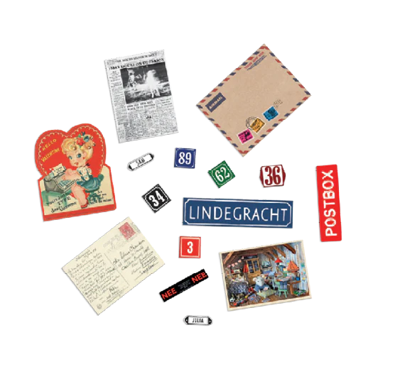 Sam & Julia | DIY Little Mouse Door miniature mail and stickers for decorating the mouse door and accessories set