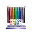 Color Sheen Metallic Gel Pens set of 12 vibrant metallic gel pens perfect for journaling and creative projects.