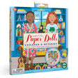 Paper Dolls Explorer & Botanist featuring two paper dolls with reusable clothes and a fold-out play scene for imaginative play.