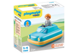 Boxed Playmobil 1:2:3 123 Push & Go Car toy with figure, designed for toddlers aged 1 to 4 years.