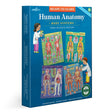 48pc Human Anatomy Puzzles box featuring four detailed 48-piece body system puzzles and an educational poster.