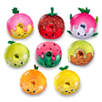 Sugar Donut | Fruit Edition plush sensory toys shaped like colorful, smiling fruit-themed donuts for kids and adults.