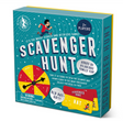Scavenger Hunt game box with spinner and cards, perfect for family fun and household object search challenges.