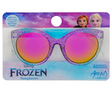 Arkaid Frozen Sunglasses with glitter purple frames and colorful reflective lenses featuring Disney Frozen characters.