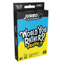Would You Rather Prove It jumbo card game box in blue and yellow for ages 8 and up, 2-4 players.