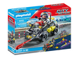 City Action | Tactical Unit Multi-Terrain Quad toy set featuring transforming quad and figure for ages 5-10.