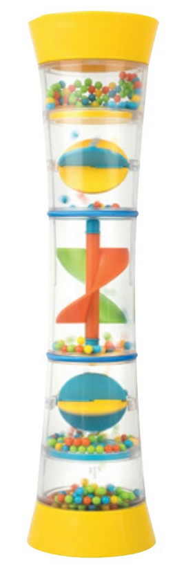 Twirly Whirly activity rainmaker with colorful propellers and beads, soothing sensory toy for ages 24m+
