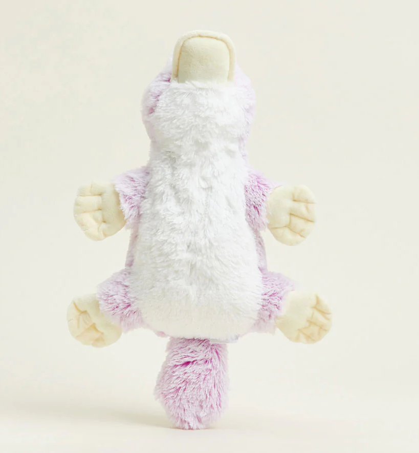 Warmies | Platypus plush toy microwavable for warmth, scented with real French lavender, soft and comforting sensory gift.