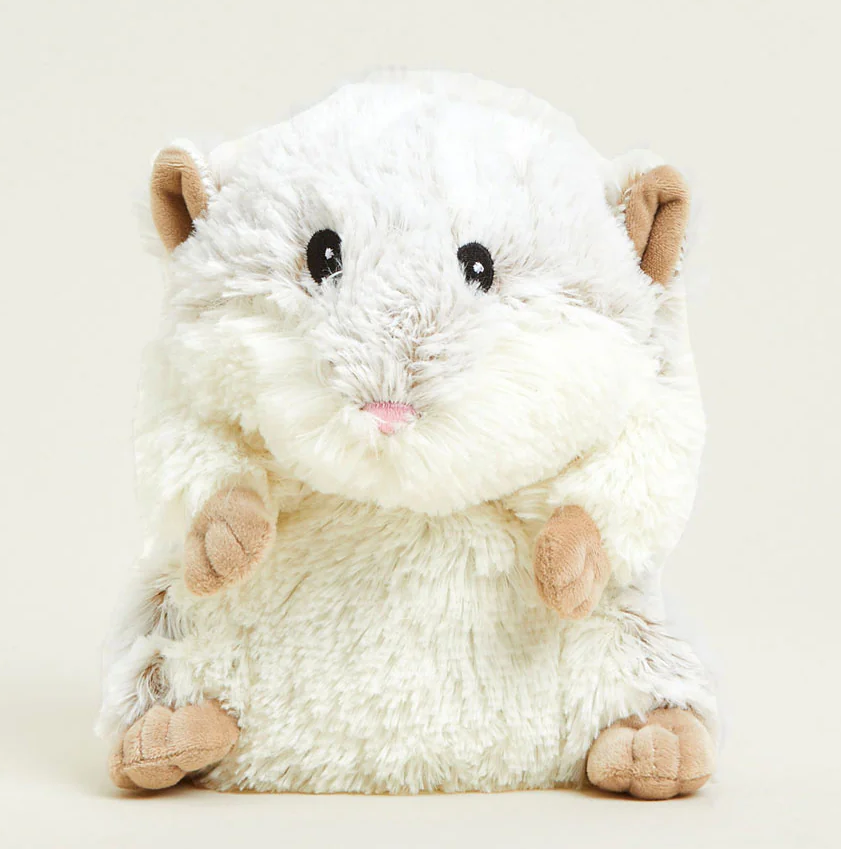 Warmies | Hamster plush microwavable stuffed animal scented with real French lavender for soothing warmth and comfort.