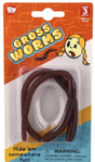 Gross Worms realistic toy worms in packaging for hiding pranks and fun surprises for ages 3 and up.