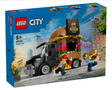 LEGO City Burger Truck toy set with mobile burger van, vendor and customer minifigures for imaginative play ages 5 and up.