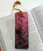 Bookmark | Berry Harvesters with illustration of two Short-eared Elephant Shrews picking berries and bronze tassel.