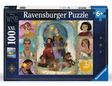100pc Disney Wish Puzzle featuring colorful characters from the magical kingdom of Rosas for kids 6 and up.
