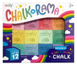 Chalk-o-rama Block Sidewalk Chalk colorful stackable non-toxic outdoor chalk set for kids aged 3 and up.