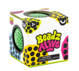 Beadz Alive Giant Ball in colorful packaging with visible green and black bead-filled sensory toy inside.