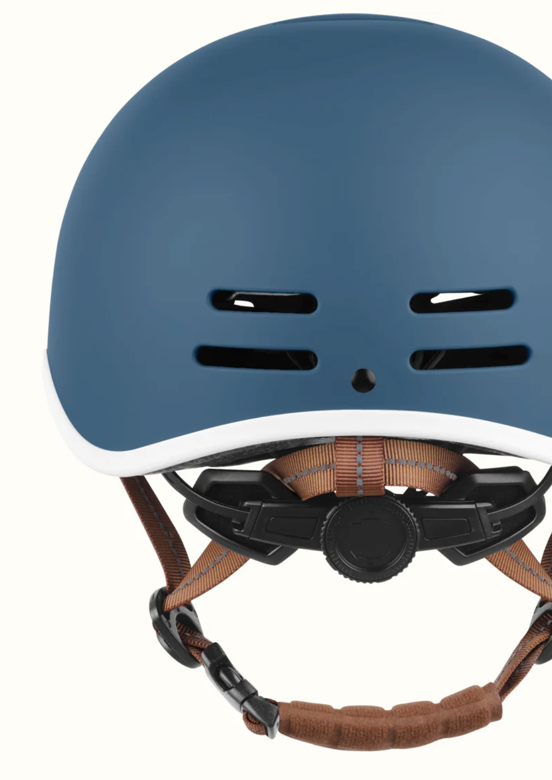 Remi Kids Bike & Skate Helmet in blue with adjustable straps, ventilation, and built-in visor for safety and comfort.