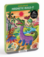 Magnetic Build It | Dino Mix Up colorful dinosaur magnetic puzzle in sturdy tin for creative play and travel fun.