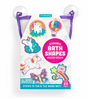 Mudpuppy Bath Shapes Unicorn Dreams with 20 colorful stickable foam shapes for fun bath time play.