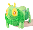 Soft and colorful Grasshopper Mini plush toy in green and yellow, perfect for kids and collectors aged 0 and up.