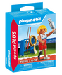 Special Plus | Javelin Thrower figure with prosthetic leg, javelins, trophy, and victory wreath in stadium setting.