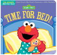 Indestructibles Sesame Street Time for Bed shows Elmo in pajamas hugging a stuffed toy ready for bedtime.