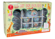 Tea Set | Jungle 14-piece kids play tea set with jungle animal designs and storage box for imaginative play.