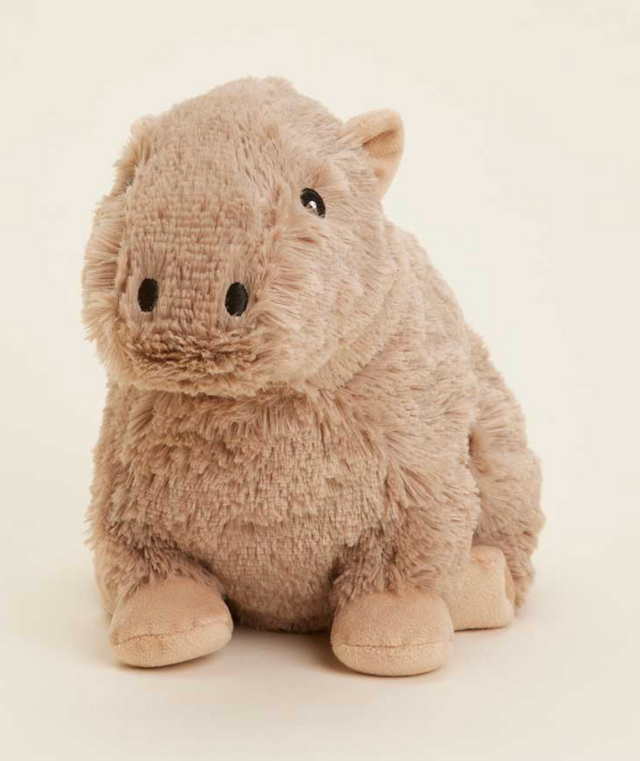Warmies | Capybara plush microwavable toy with real French lavender filling for warmth and comfort.