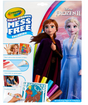 Color Wonder | Frozen coloring set with 18 pages, 5 markers, mess-free fun featuring Elsa and Anna from Frozen II.