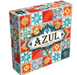 Azul board game box featuring vibrant tile designs inspired by Portuguese azulejos for creative mosaic play.