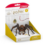 HP Aragog toy figure with eight eyes and hairy legs in Harry Potter-themed packaging for age 6 and up.