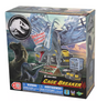 Jurassic World Cage Breaker game box featuring Velociraptor, cage, and action elements for children ages 4 and up.