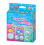 Aquabeads Mini Creations Kit with colorful water-activated beads, templates, and tools for crafting sparkling designs.