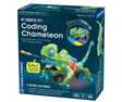 My Robotic Pet Coding Chameleon STEM kit with color-changing, gesture-responsive robotic reptile for coding and play.