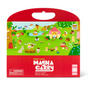 Magna Carry | Forest Fairies features a colorful fairy forest scene with woodland creatures and playful fairies on a red carrying case.