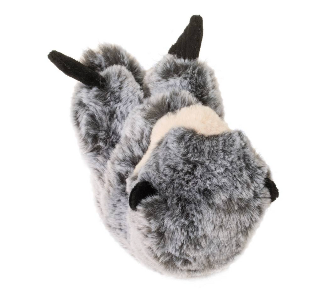 Lil' Baby Otter plush toy with soft gray faux fur, tiny ears, and flippered paws, perfect for cuddling.