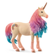Bayala | Marshmallow Unicorn Mare with pastel pink, purple, and blue mane and decorative jewels on cream body.