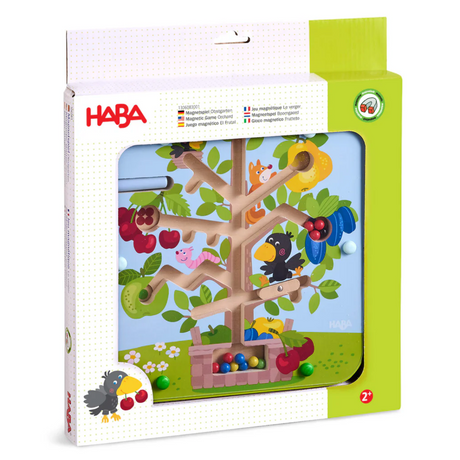 Magnetic Sorting Game | Orchard Maze with colorful fruit balls and magnetic wand for sorting and counting fun.