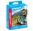 PLAYMOBIL Special Plus | Mountain Biker with figure, mountain bike, and obstacle for off-road play.