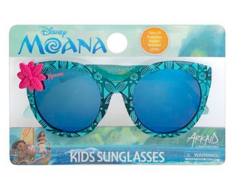 Arkaid Moana Sunglasses for kids with ocean-inspired blue frames and UV400 protective lenses.