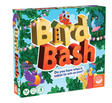 Bird Bash board game box with colorful birds and trees, featuring playful artwork for family and kids' game night.