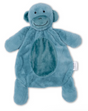 Big Buddy | Milo the Monkey soft blue plush toy with weighted hands and feet for baby comfort and play