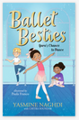 Cover of a children's book showing three diverse kids dancing and practicing ballet in a bright studio.