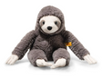 Soft plush sloth toy with weighted body and gentle expression, perfect for cuddling and comforting children.