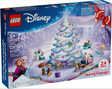 LEGO Disney Frozen Advent Calendar 2025 featuring characters and a festive tree with 24 gifts for kids ages 5 and up