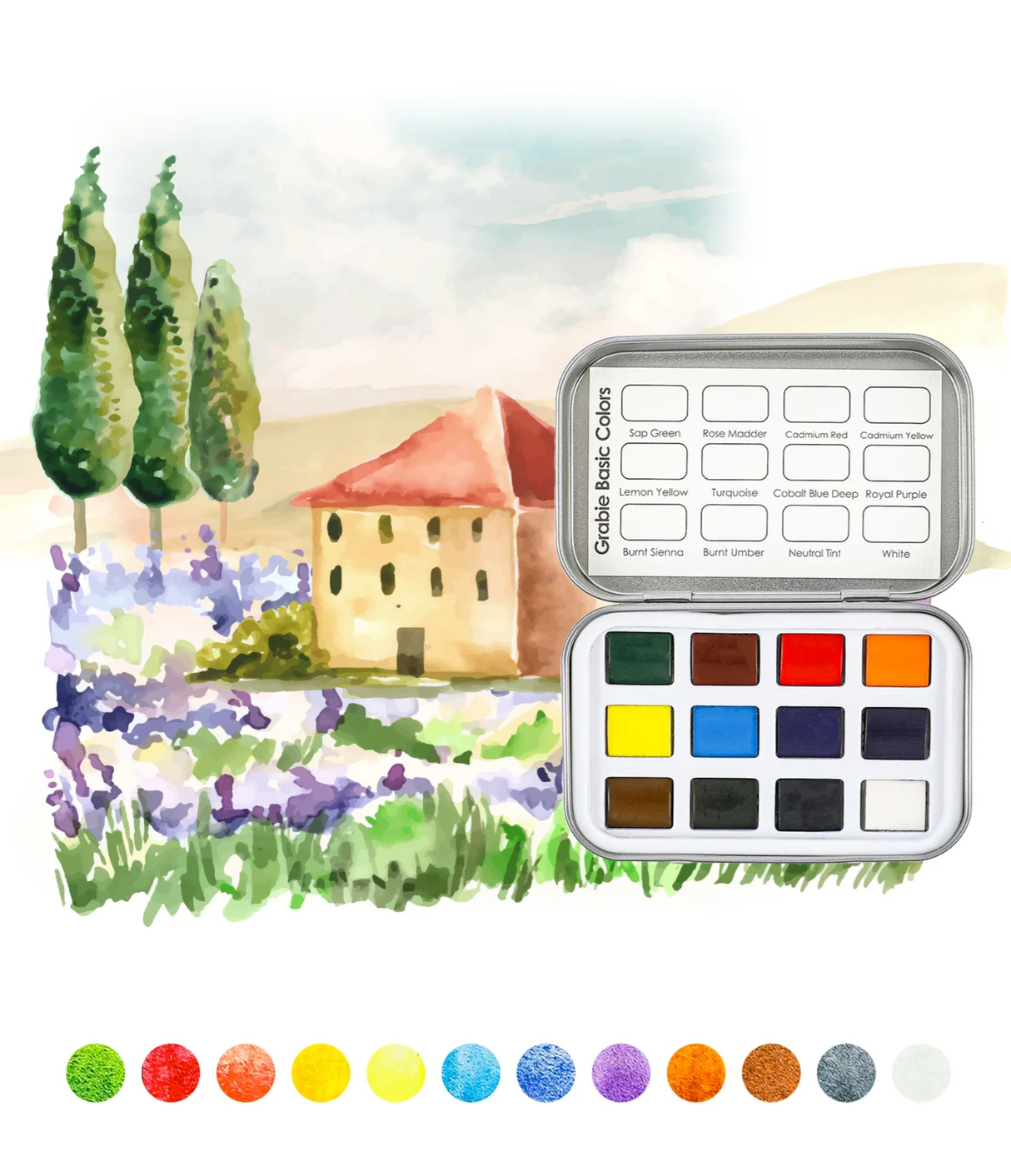 Pocket Watercolor Set | Essential Colors