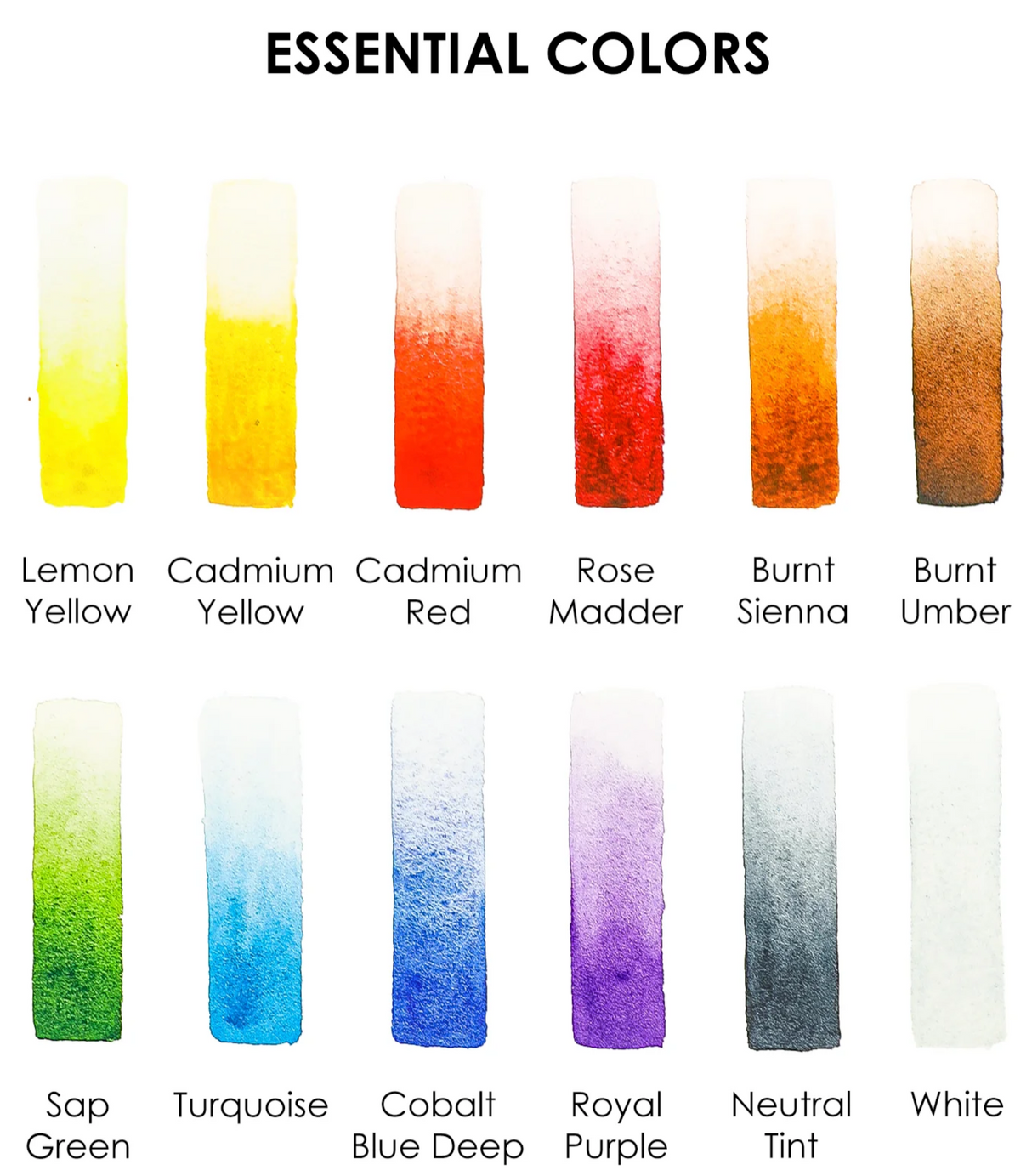 Pocket Watercolor Set | Essential Colors