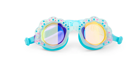 Goggles Seashore kids' swim goggles in seashell design with blue frame and colorful accents for ages 3 and up.